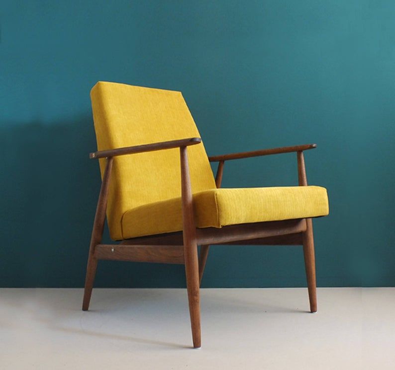 mustard-colored chairs